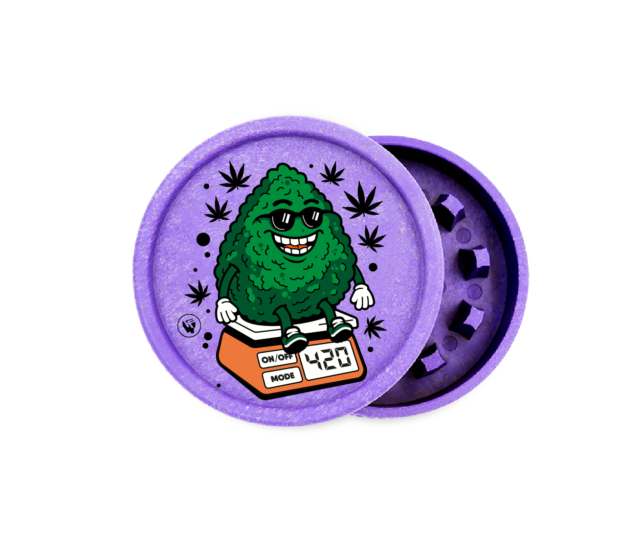 B8 FIRE-FLOW™ FFX Hemp Grinder Bud Buddies (⌀55 mm / 2-parts)