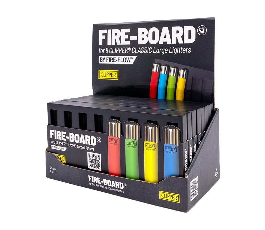 B8 FIRE-FLOW™ FIRE-BOARD® (for 8 CLIPPER lighters)