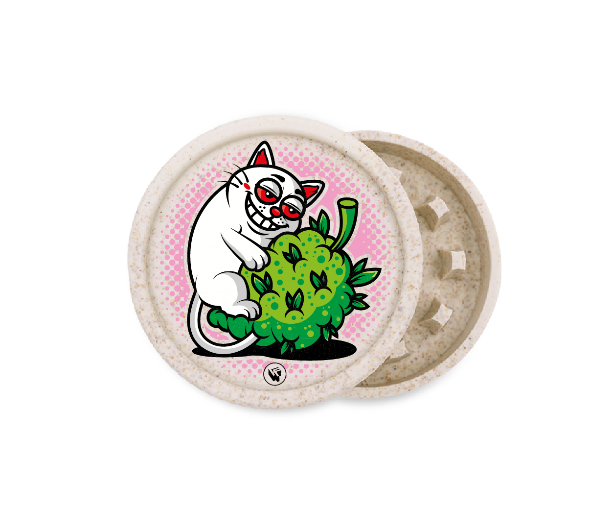 B8 FIRE-FLOW™ FFX Hemp Grinder 420 Catz (⌀55 mm / 2-parts)