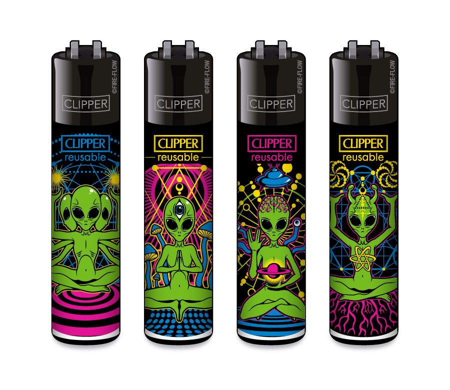 B48 CLIPPER CLASSIC Large Trippy Alien