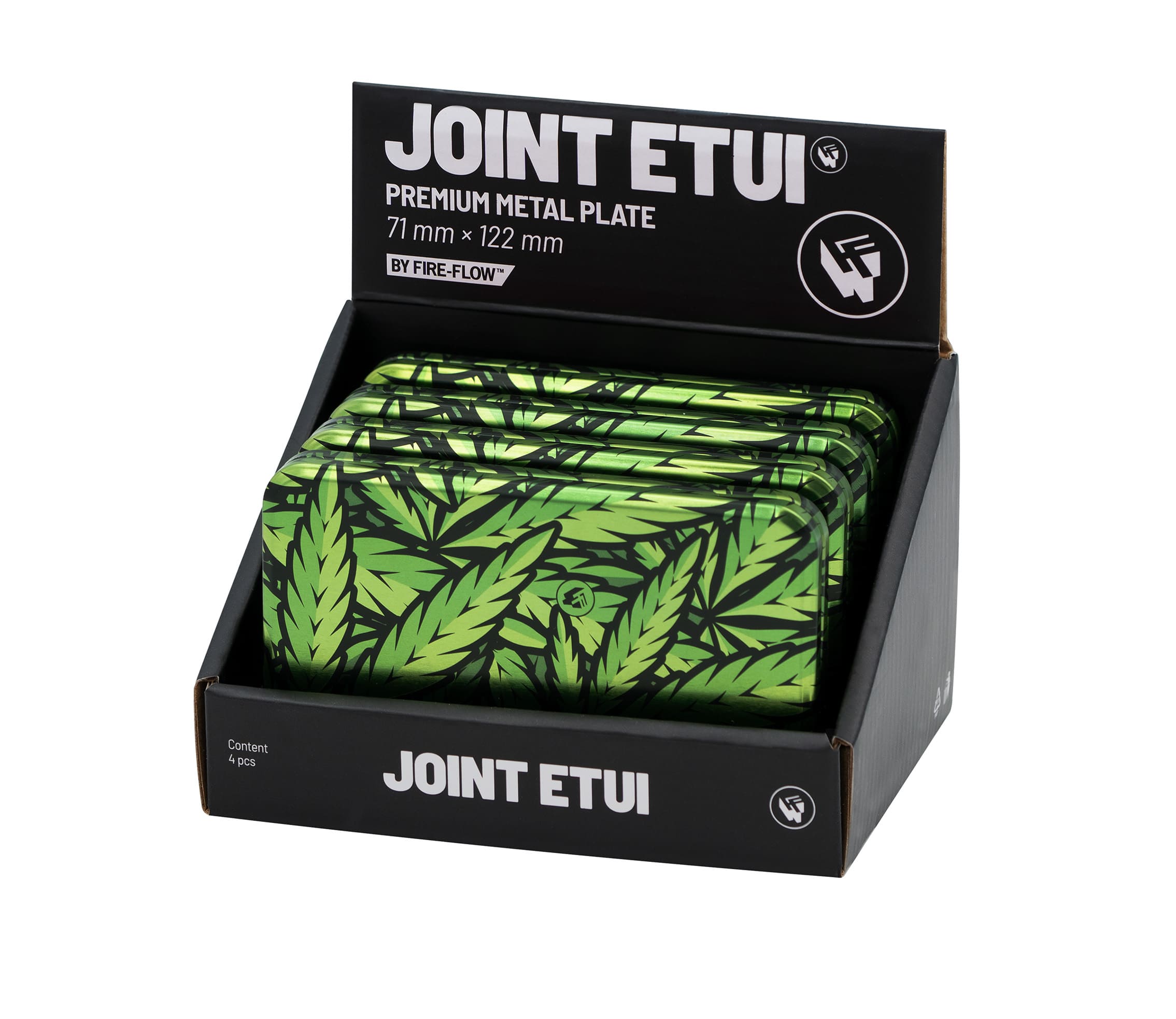 Metallplatte, Grün, Muster, Verpackung, Joint Etui