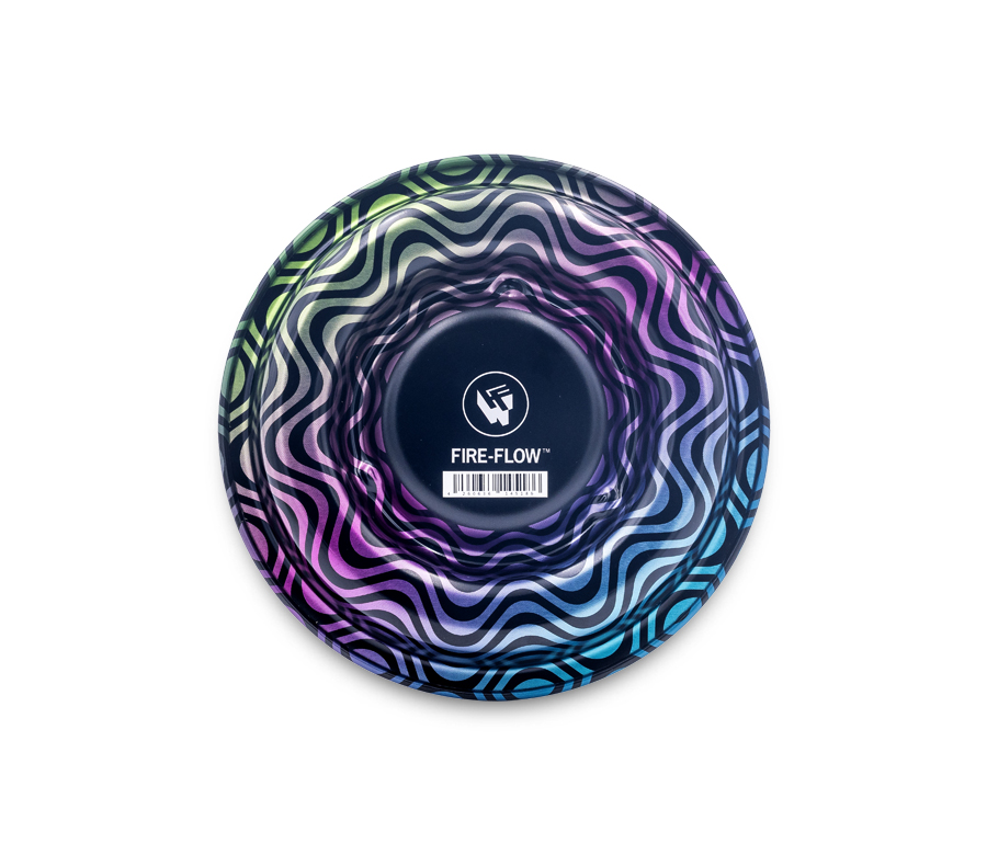 B4 FIRE-FLOW™ Metal Coffeeshop Ashtray Trippy #4 (⌀136 mm)