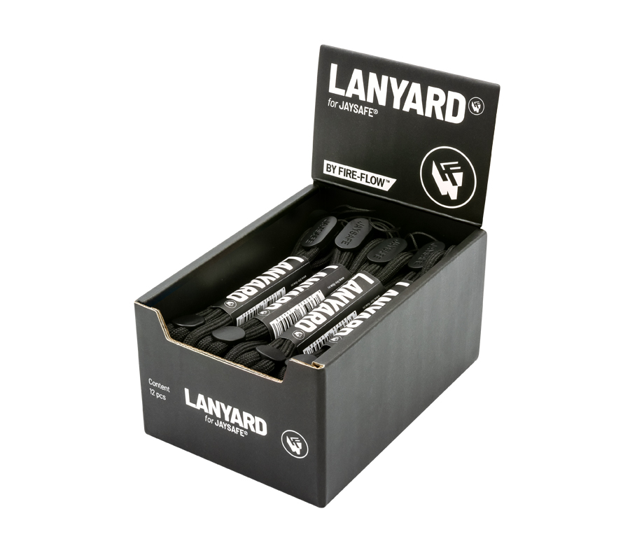 B12 FIRE-FLOW™ JAYSAFE® LANYARD Black