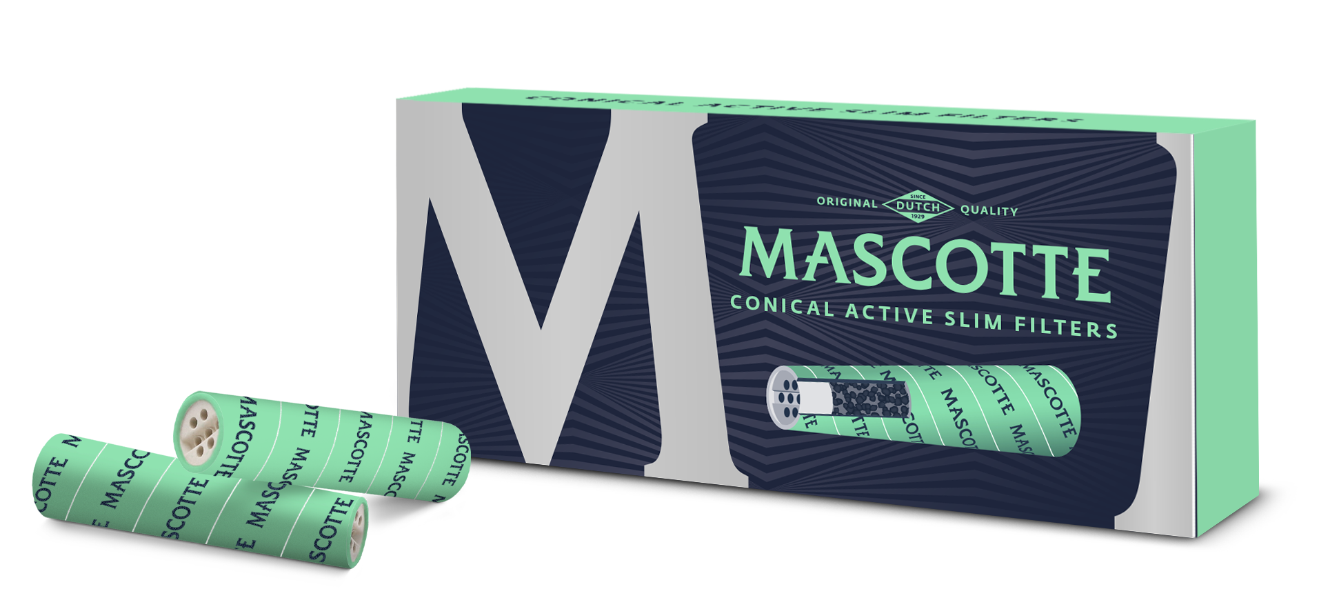 B20 MASCOTTE Conical Active Slim Filters 10-Pack