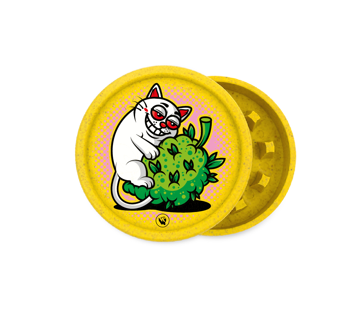 B8 FIRE-FLOW™ FFX Hemp Grinder 420 Catz (⌀55 mm / 2-parts)