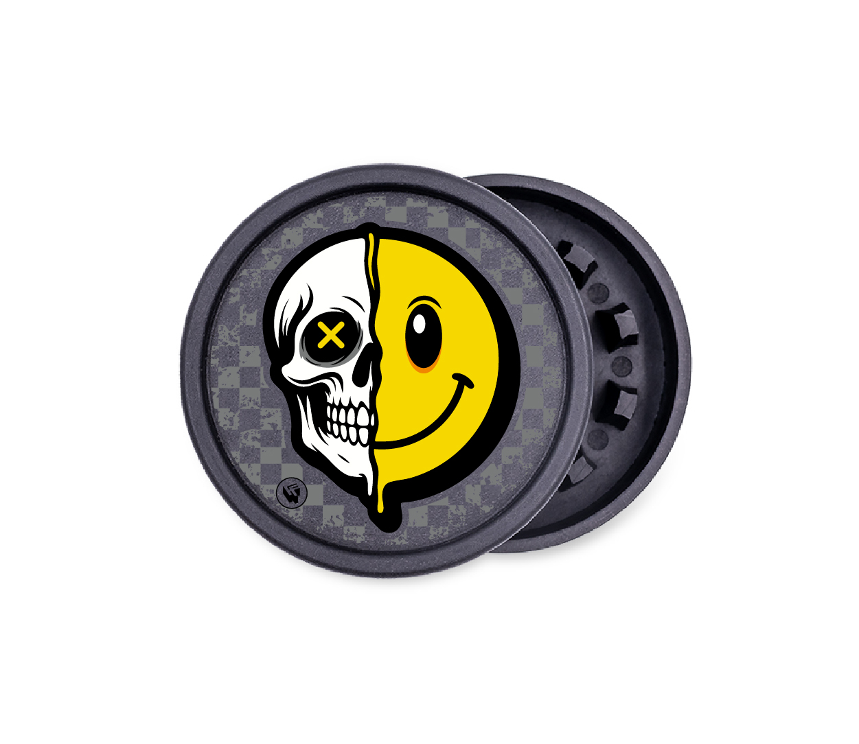 B8 FIRE-FLOW™ FFX Hemp Grinder Smiley (⌀55 mm / 2-parts)