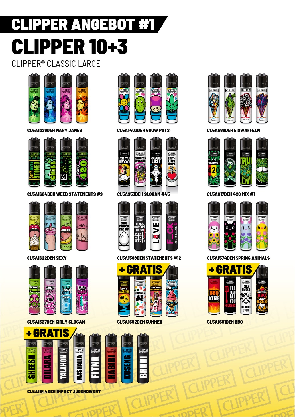 CLIPPER Angebot #1 - 10 + 3 