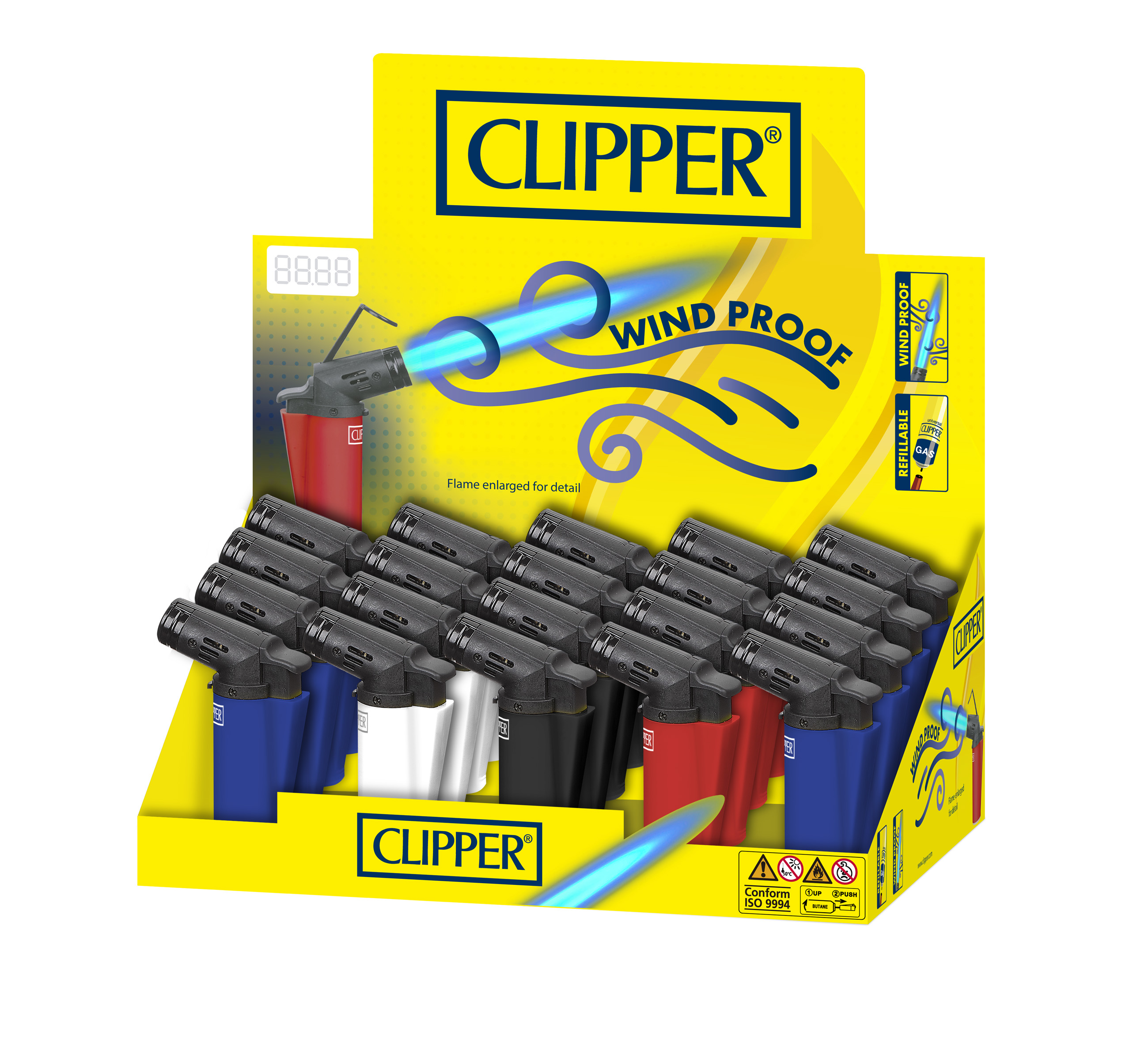 B20 CLIPPER Mini Torch Branded