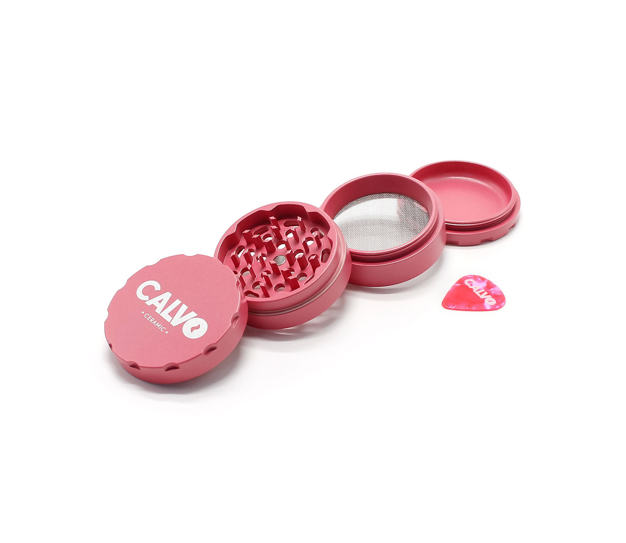B1 CALVO® Ceramic Grinder Pink (Ø 63 mm / 4-parts)