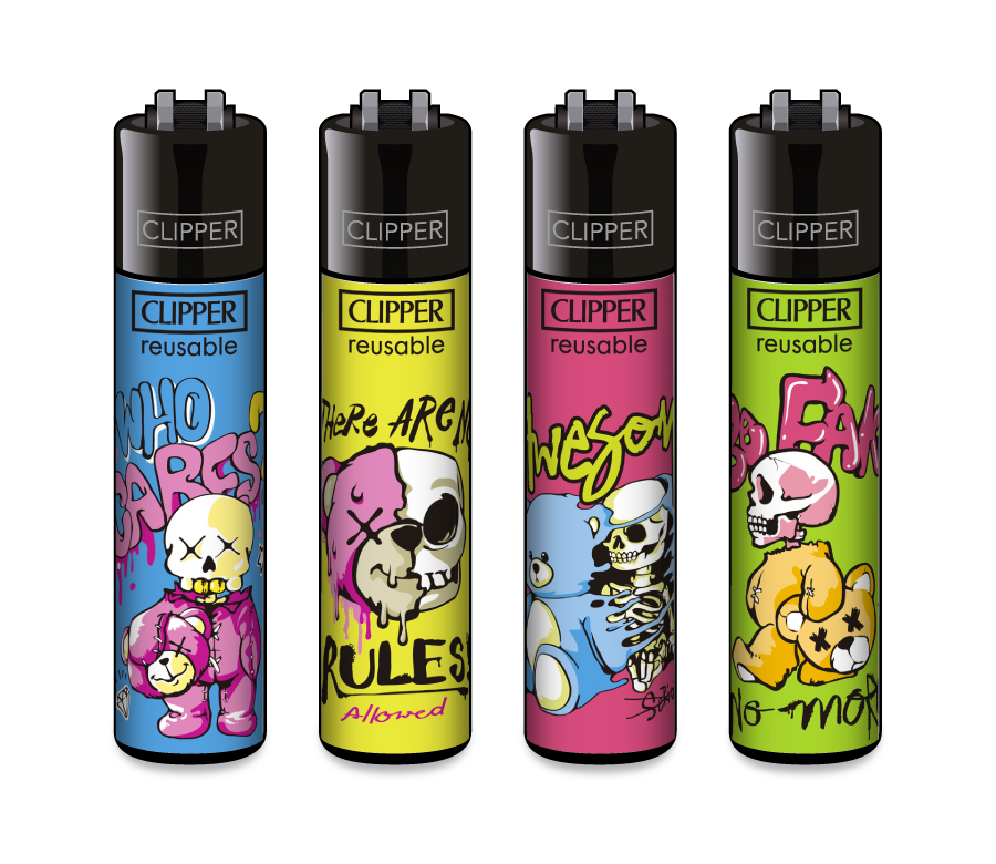 B48 CLIPPER CLASSIC Large Bear Skulls