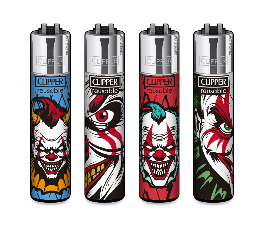 B48 CLIPPER CLASSIC Large Lovely Clowns