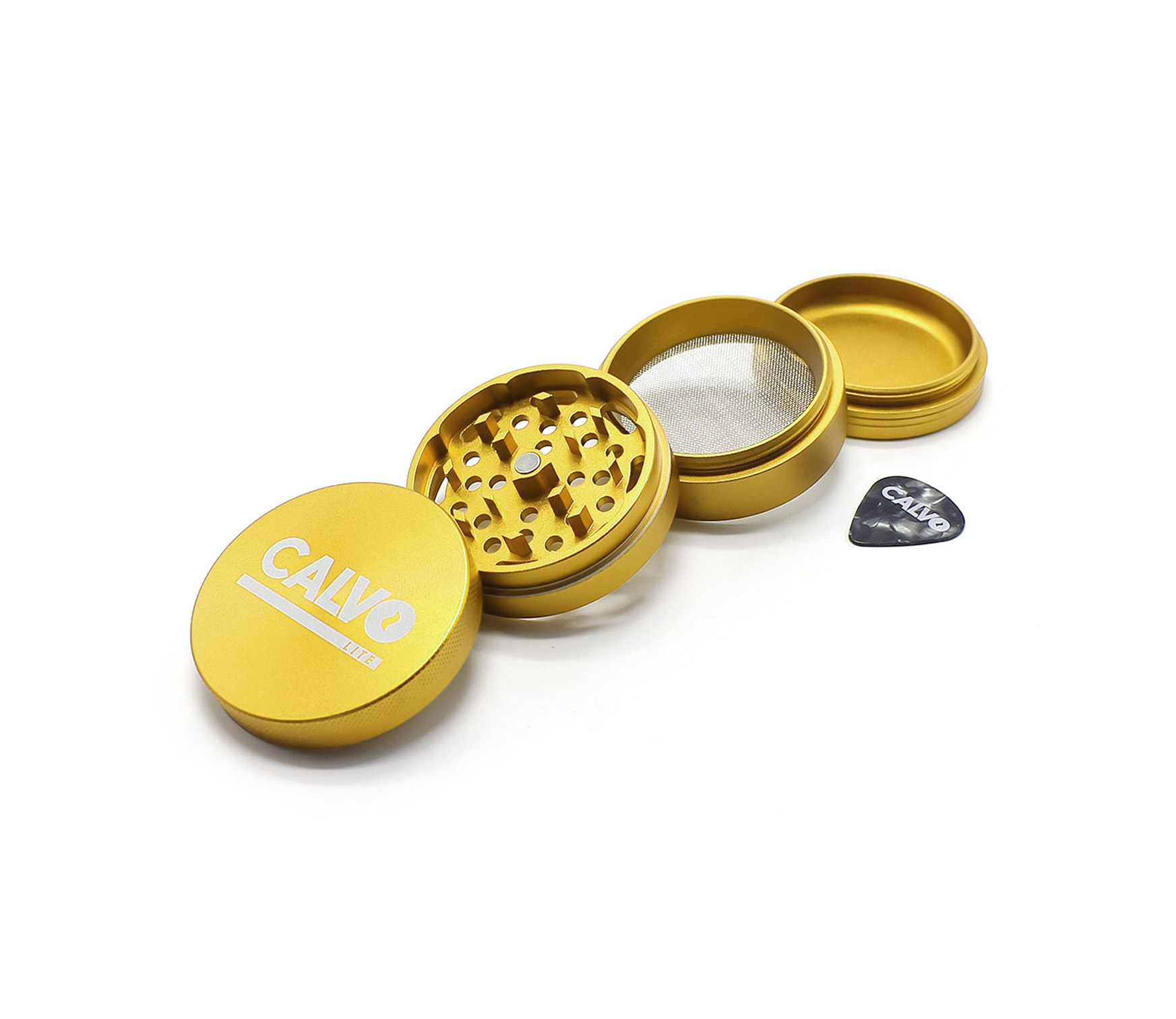 Grinder, Kapsel, Metall, Gold, Kammernetz