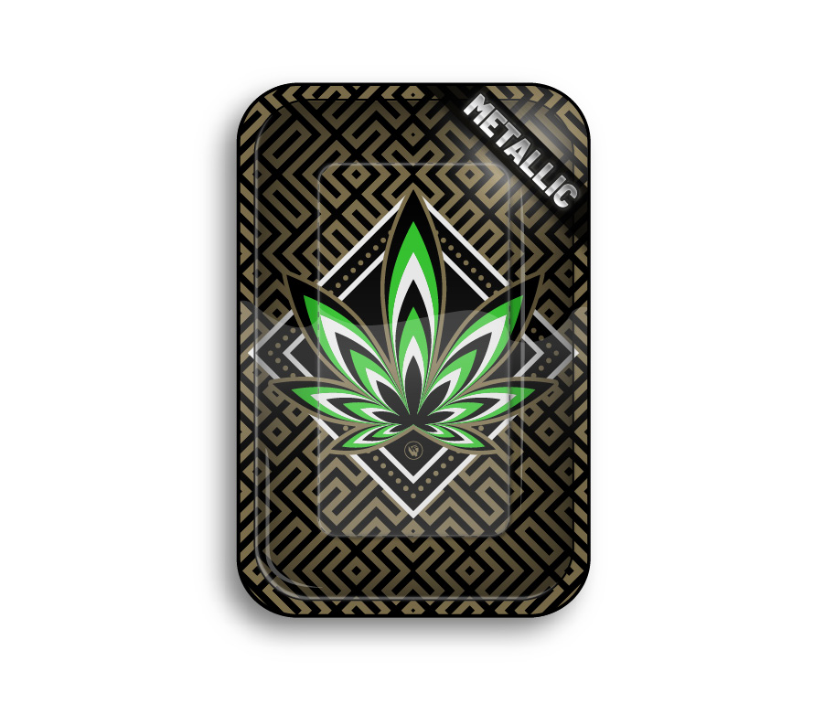 B4 FIRE-FLOW™ Metal Rolling Tray Leaves 34 4/4 (275 mm x 175 mm)