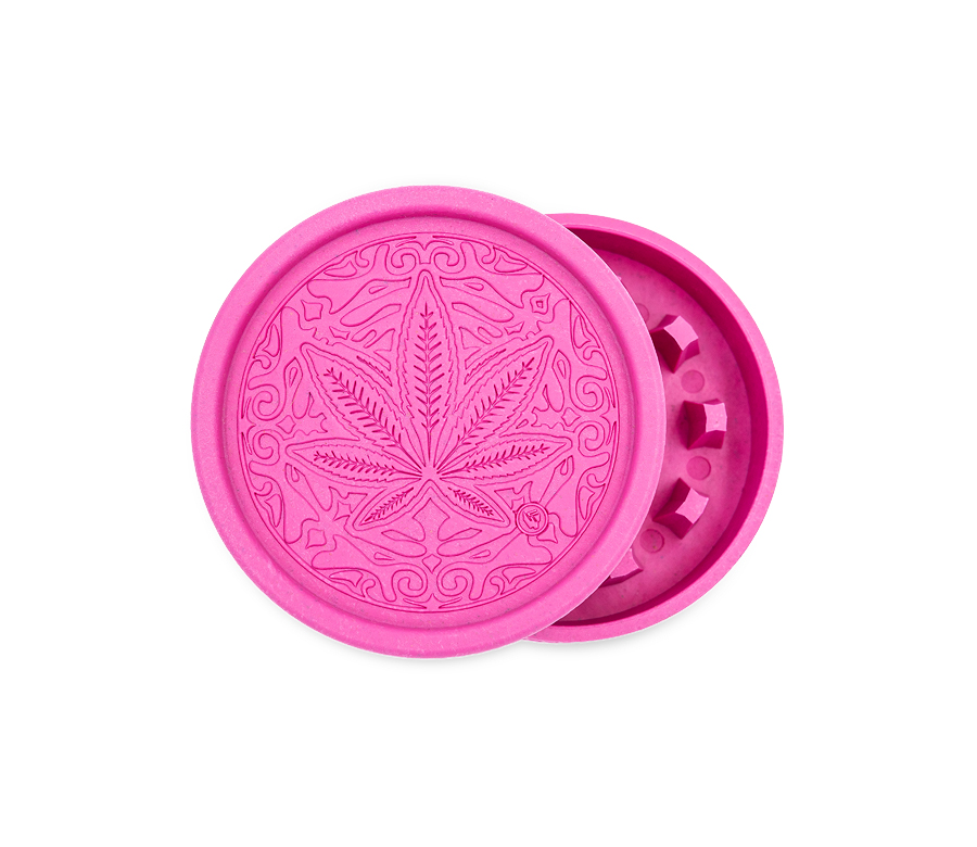 B8 FIRE-FLOW™ Hemp Grinder Trance Leaf (⌀55 mm / 2-parts)