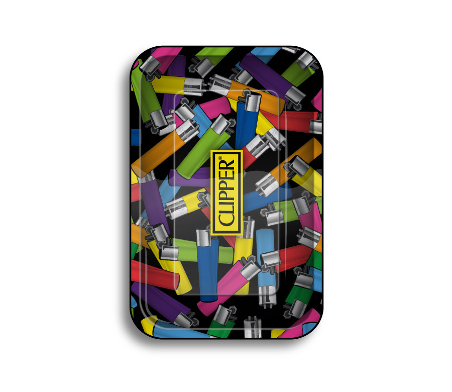 B6 FIRE-FLOW™ Metal Rolling Tray Clipper Chaosline (275 mm x 175 mm)