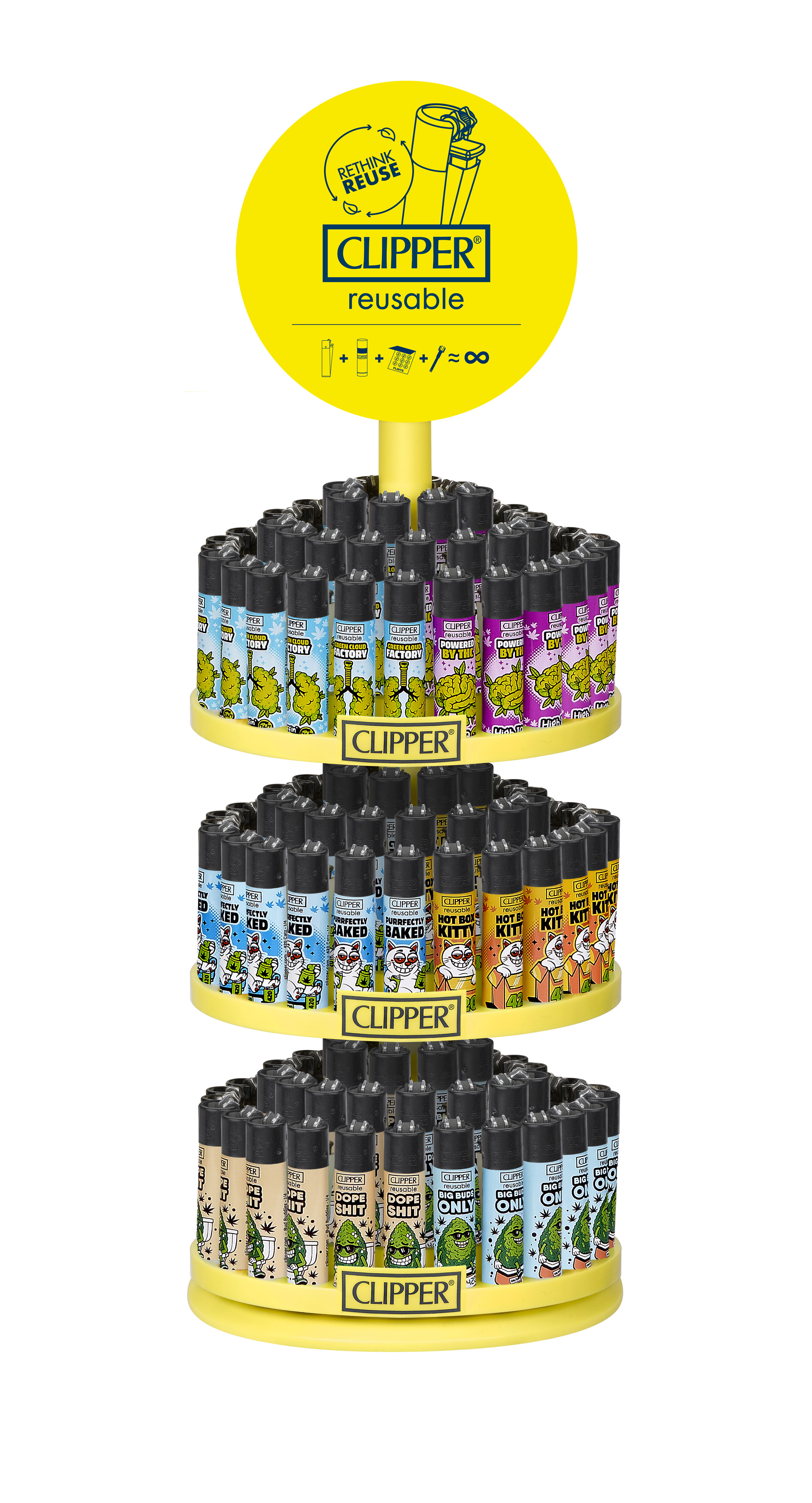 B144 CLIPPER CLASSIC Large Carousel 420 - 3 Tier / 3 Etagen 