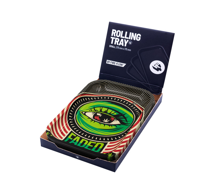 B6 FIRE-FLOW™ Metal Rolling Tray Propaganja (275 mm x 175 mm)