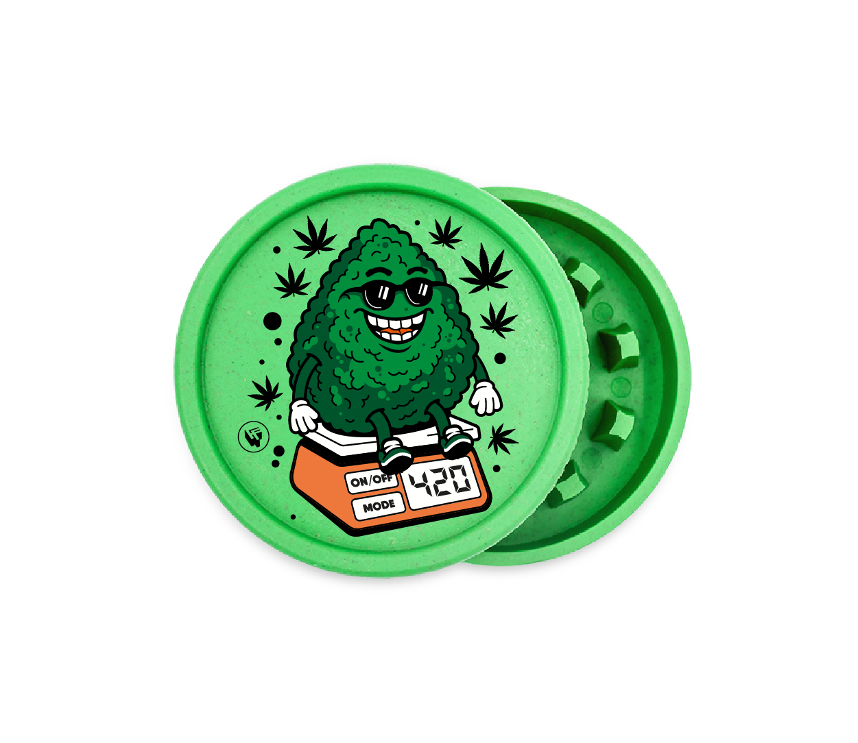 B8 FIRE-FLOW™ FFX Hemp Grinder Bud Buddies (⌀55 mm / 2-parts)