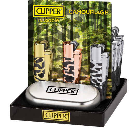 B12 CLIPPER CLASSIC Metal Large Camouflage