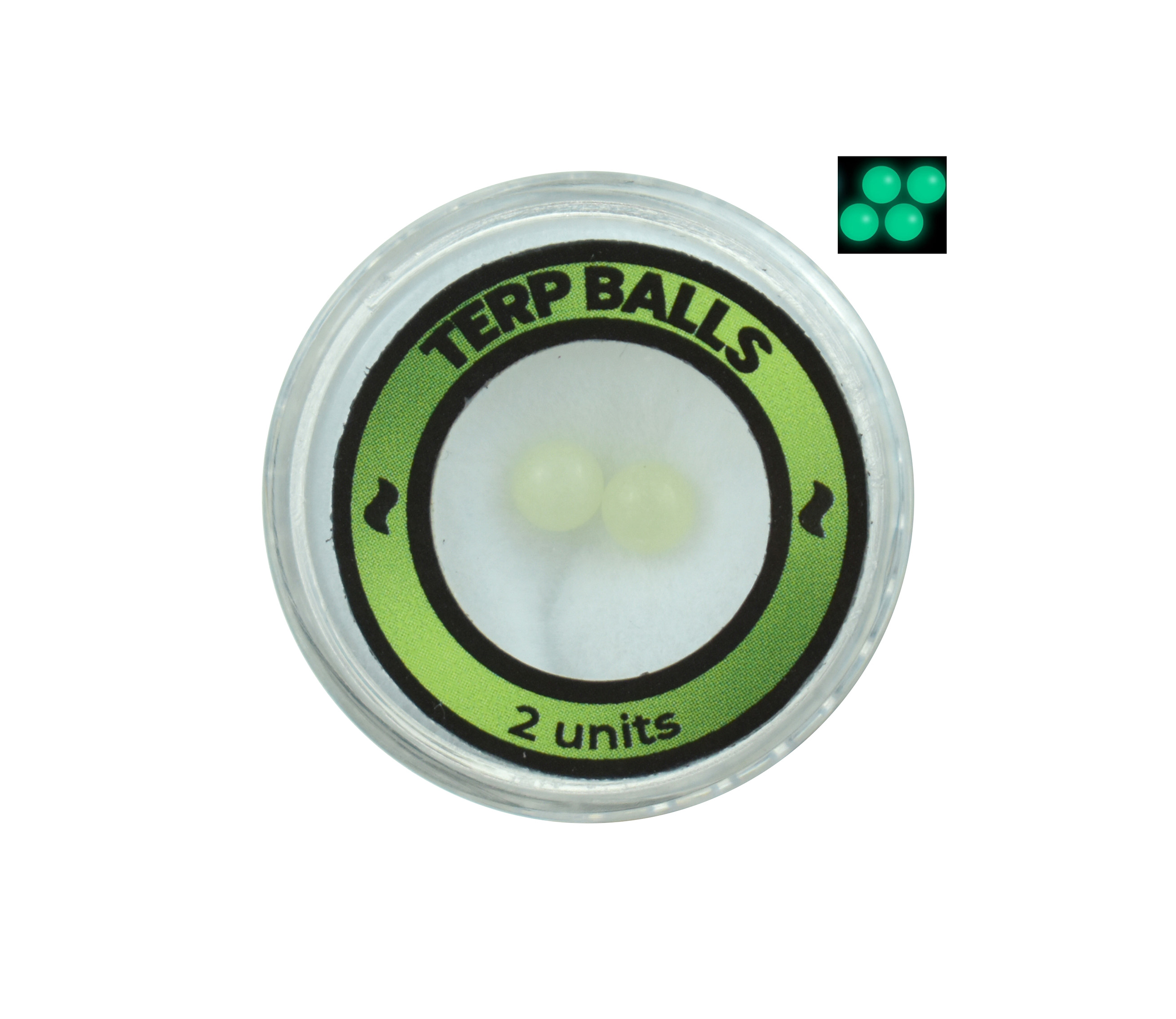B1 CALVO® Luminous Terp Balls Green (Ø x 4 mm)