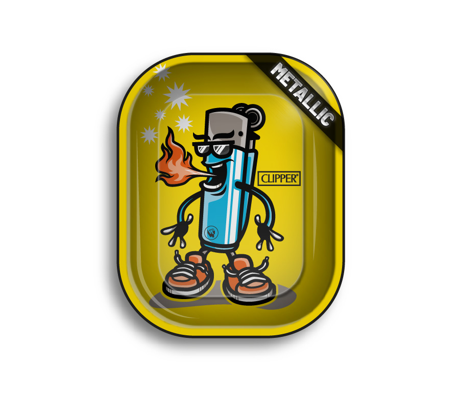 B4 FIRE-FLOW™ Metal Rolling Tray Clipper Character (140 mm x 180 mm)