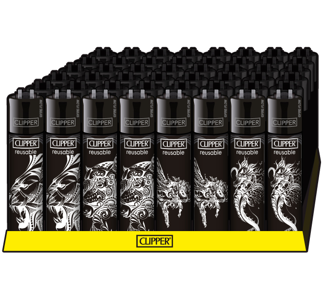 B48 CLIPPER CLASSIC Large TRIBAL INK