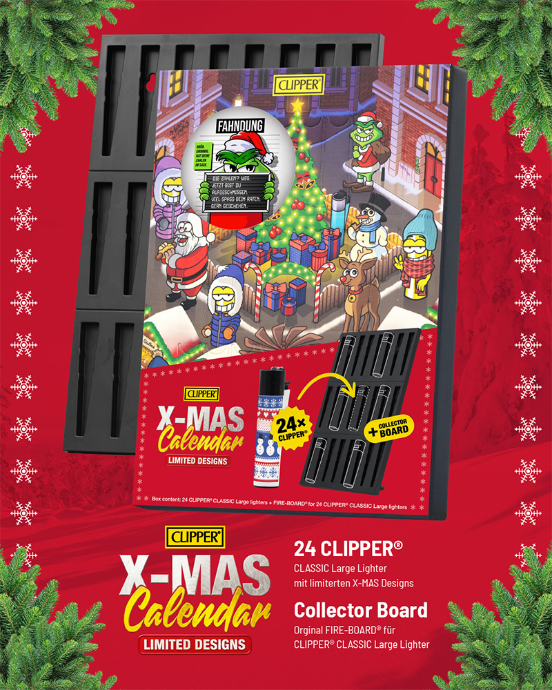 Adventskalender, Feuerzeug, Weihnachten, Collector-Board, Grafikpanel