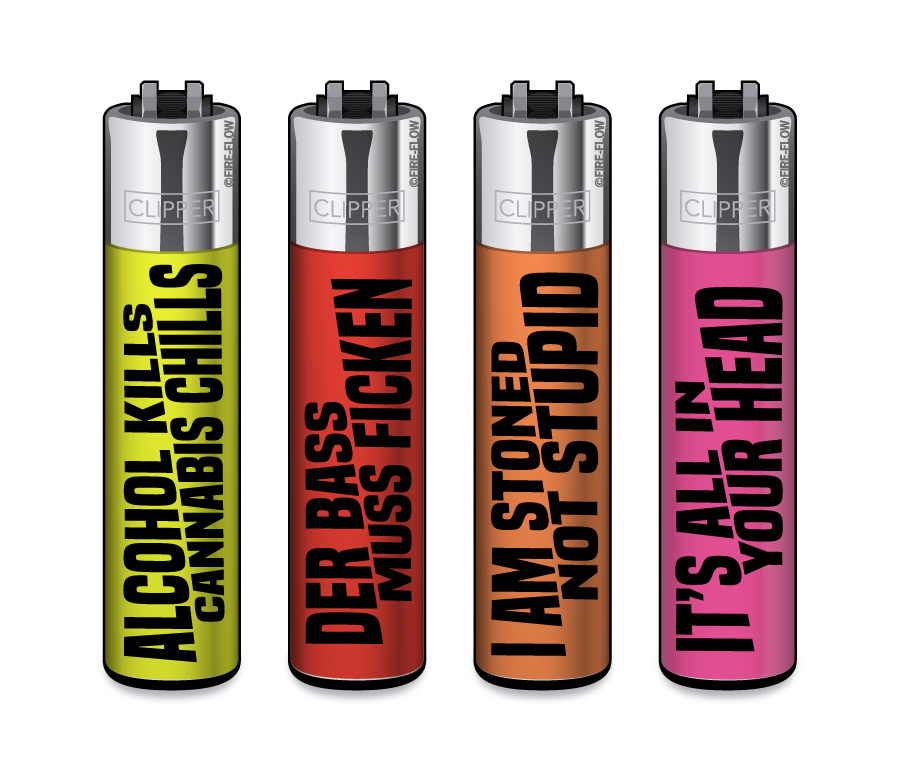 Cannabis Vape, Cannabis Stift, aromatisierter Träger, bunte Tuben, Beschriftete Tuben