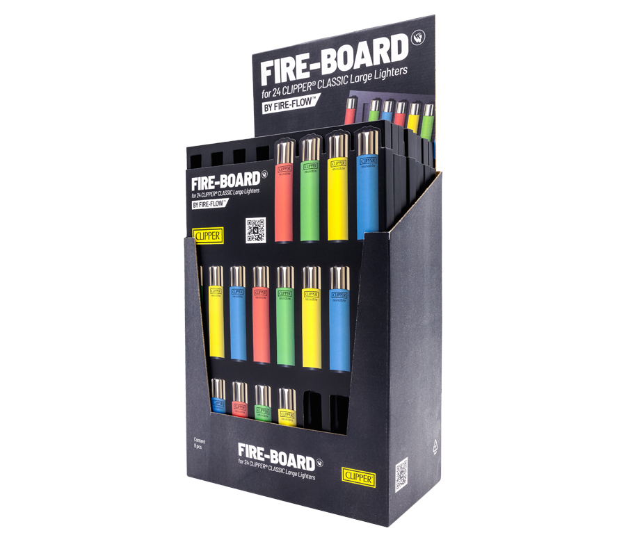 B8 FIRE-FLOW™ FIRE-BOARD®  (for 24 CLIPPER lighters)