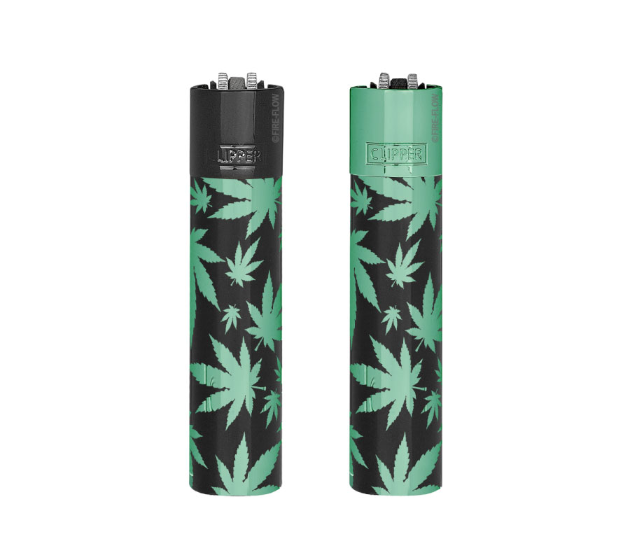 B12 CLIPPER CLASSIC Metal Large Leaves Green