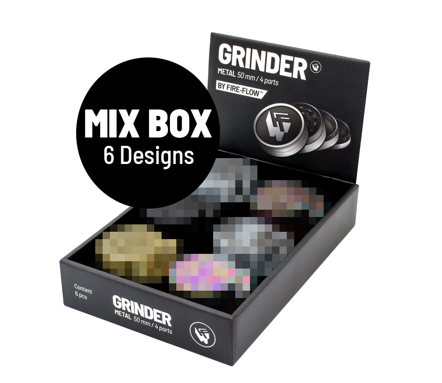 B6 FIRE-FLOW™ Metal Grinder Mix Box (⌀50 mm / 4-parts)