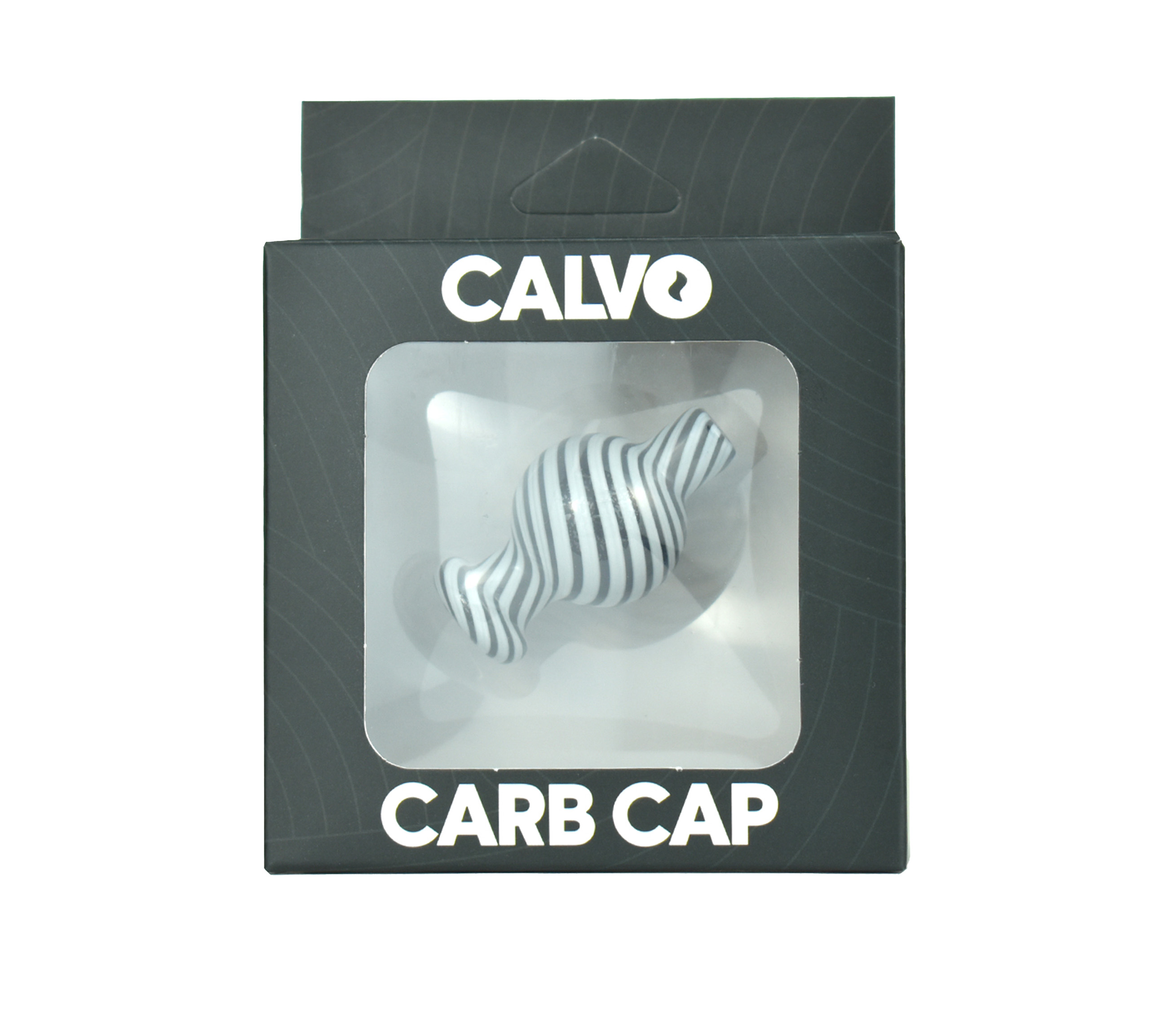 B1 CALVO® Stripe Carb Cap White