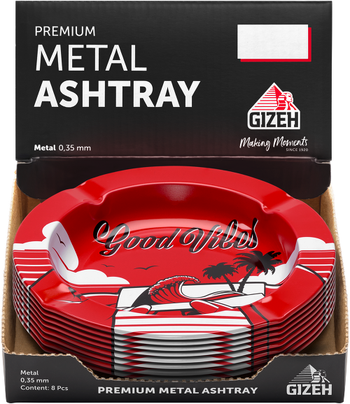 B8 GIZEH Metal Ashtray Good Vibes (⌀135 mm)