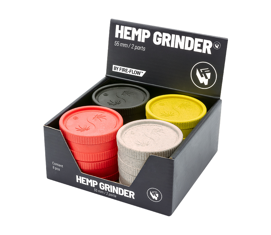 B8 FIRE-FLOW™ Hemp Grinder 420 Yin Yang (⌀55 mm / 2-parts)