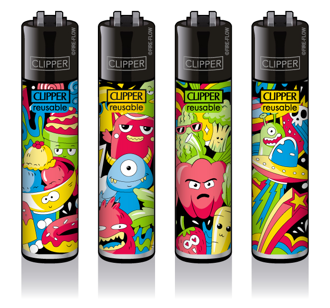 B48 CLIPPER CLASSIC Large Doodle Art