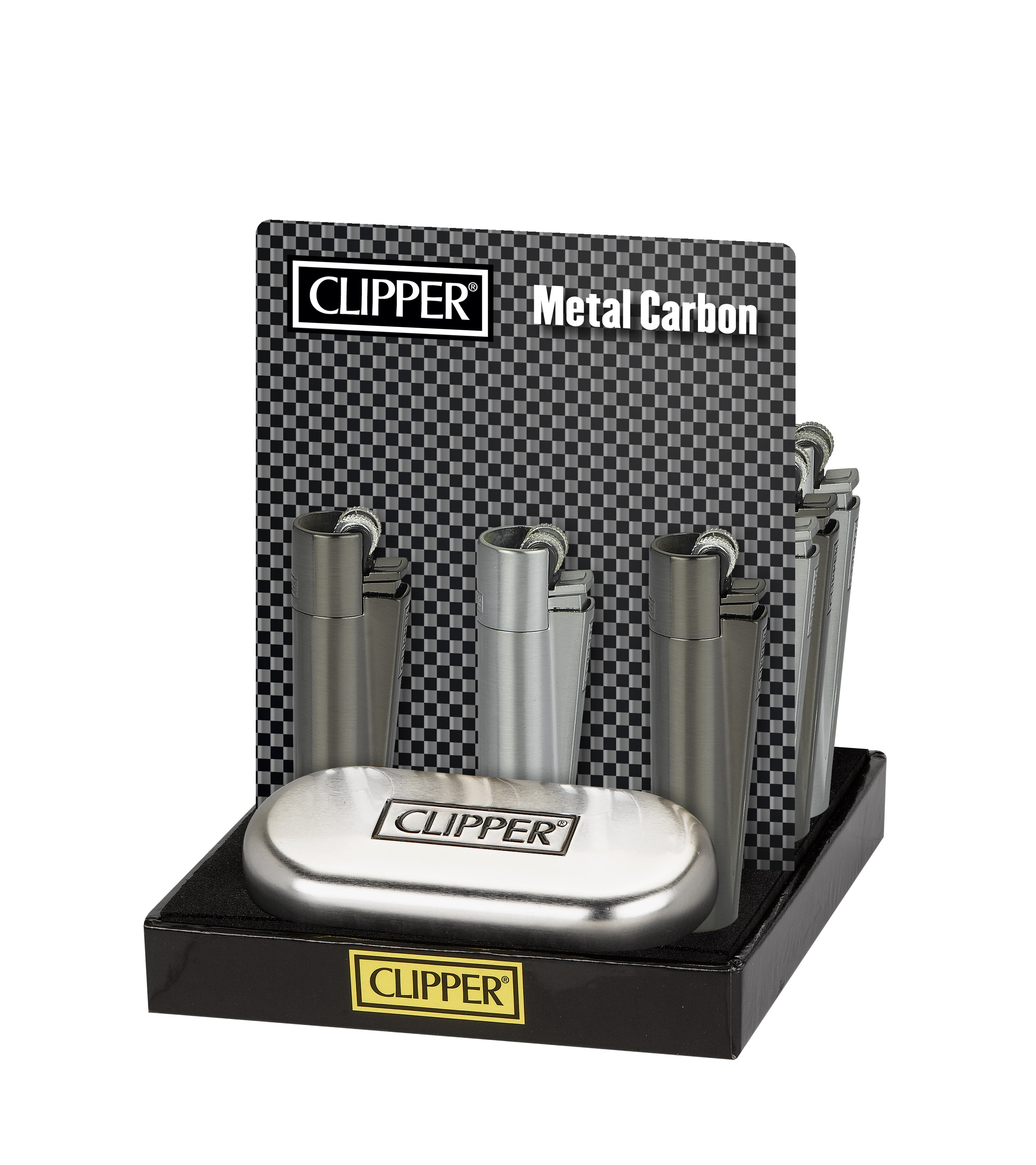 B12 CLIPPER CLASSIC Metal Large Carbon