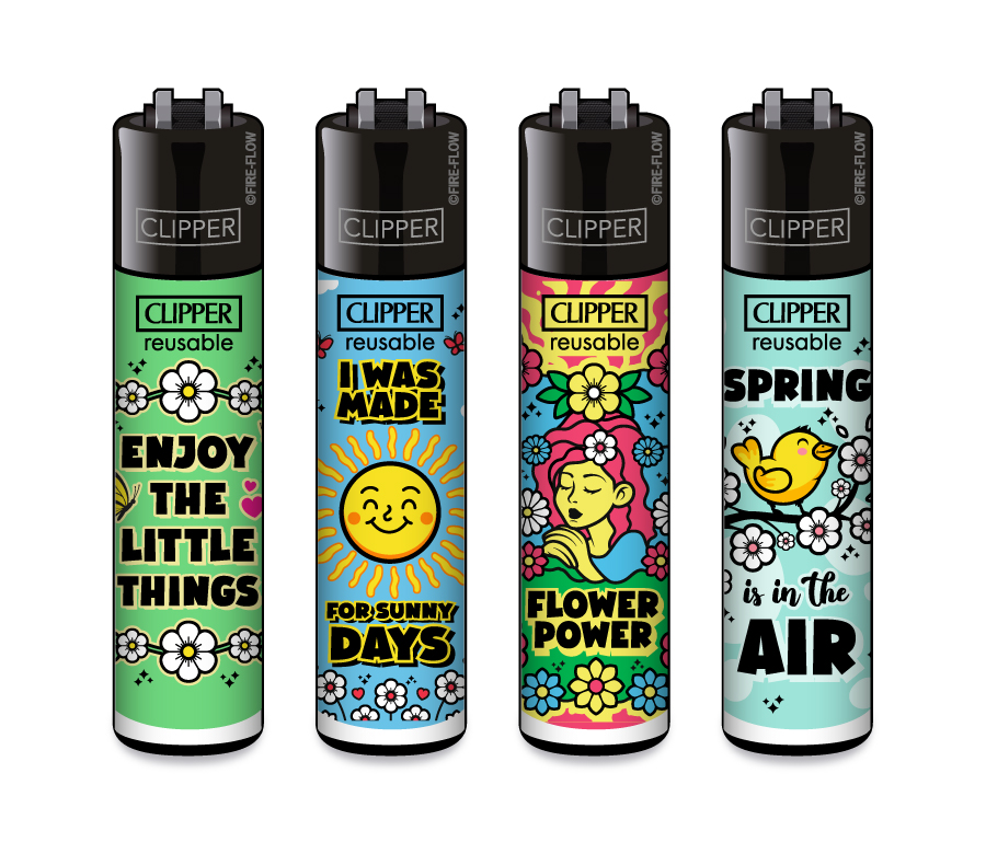 B48 CLIPPER CLASSIC Large Spring Slogan 