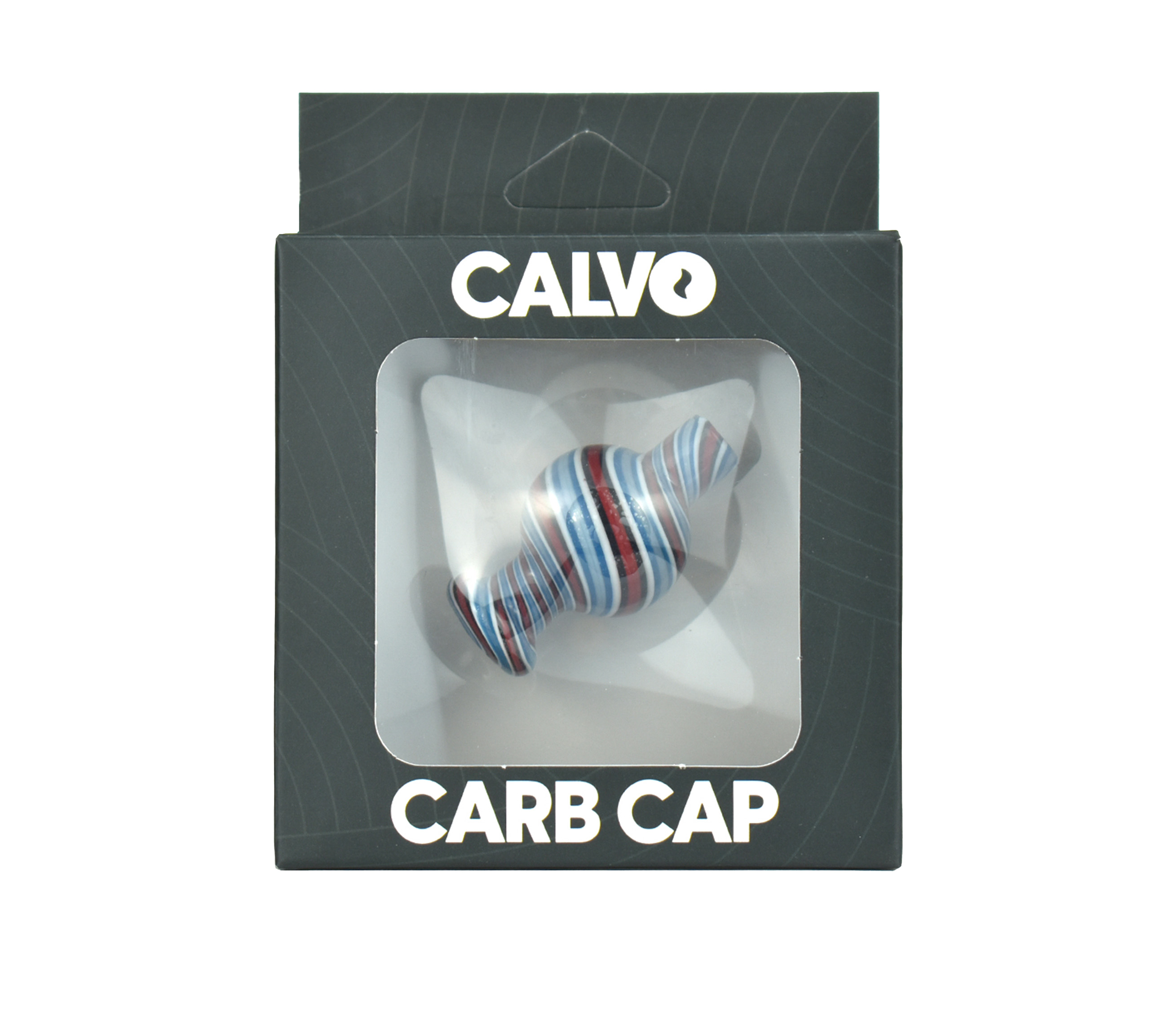 B1 CALVO® Stripe Carb Cap Red