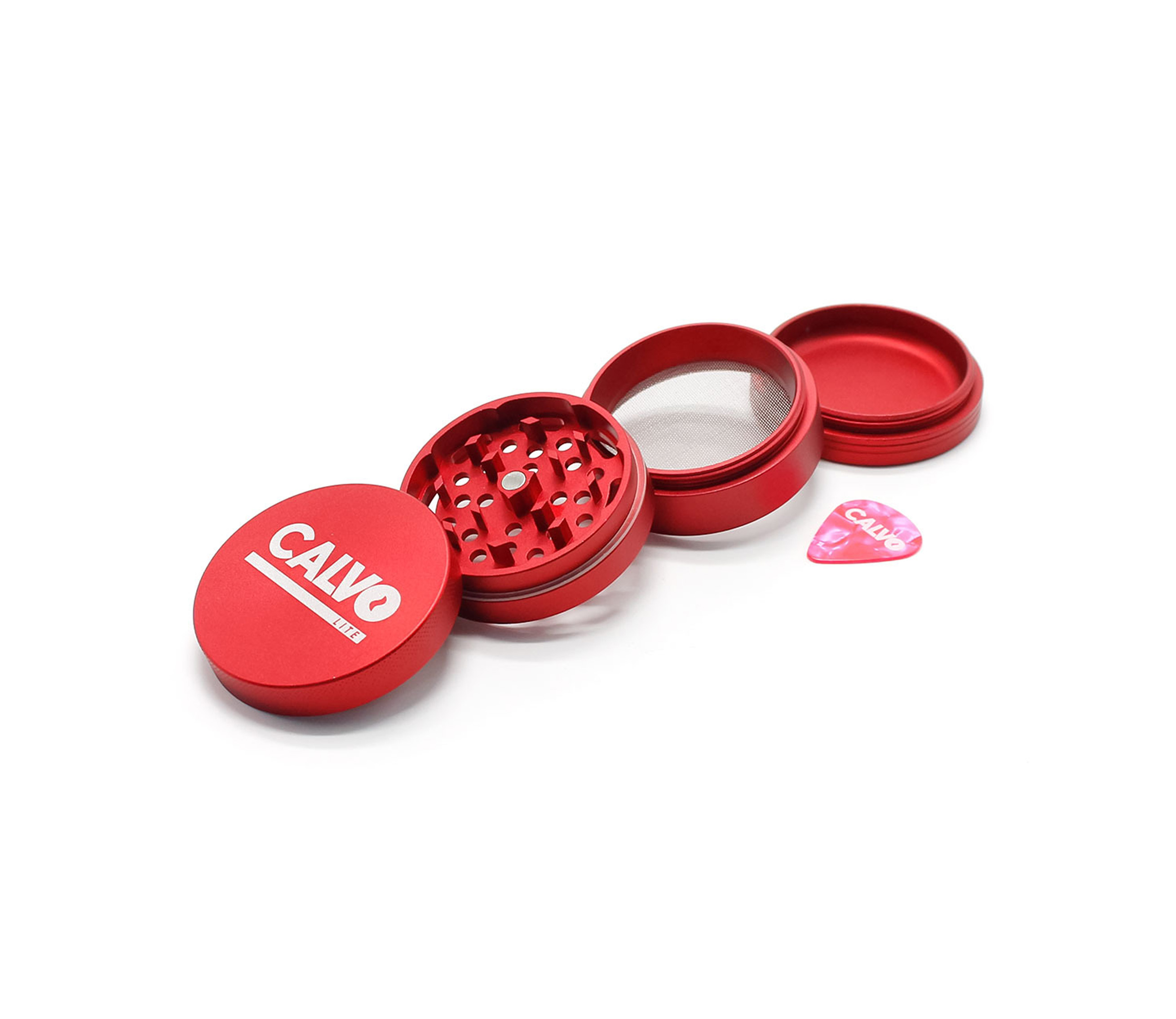 B1 CALVO® Lite Grinder Red (Ø 63 mm / 4-parts)