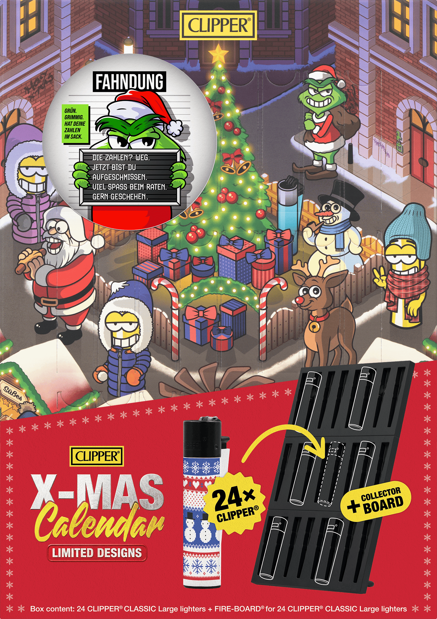 adventskalender, Weihnachten, Dekoration, Geschenkset, Feuerzeughüllen