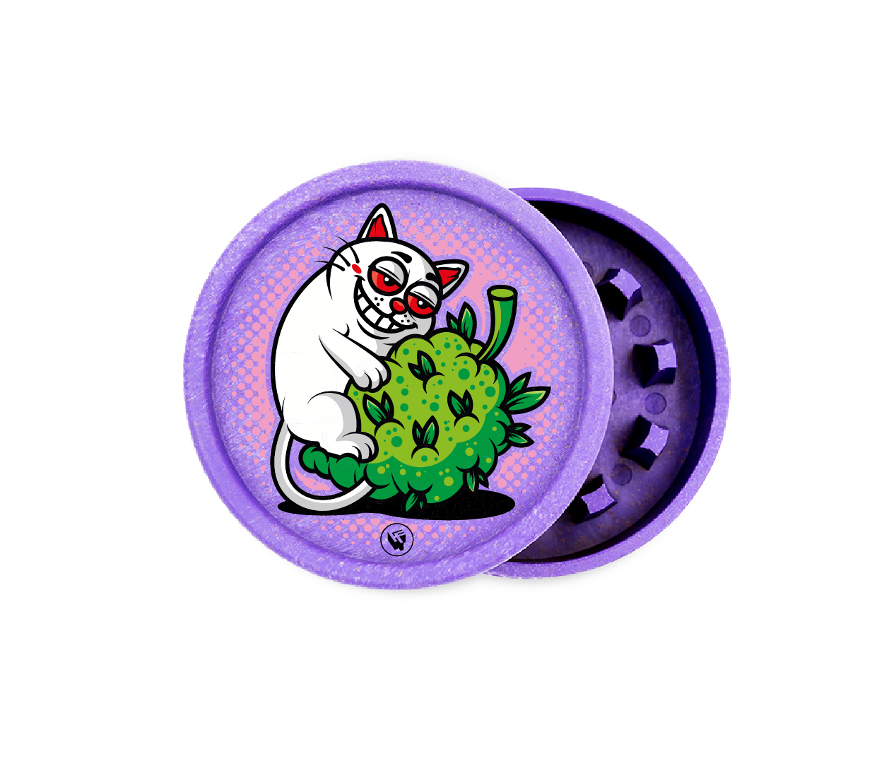 B8 FIRE-FLOW™ FFX Hemp Grinder 420 Catz (⌀55 mm / 2-parts)