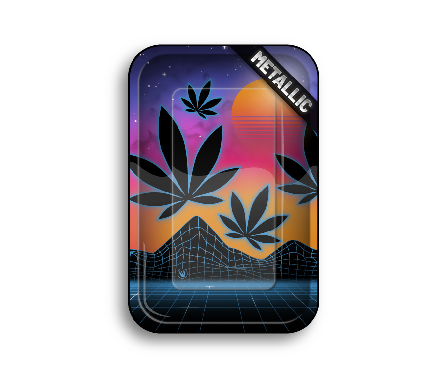 B4 FIRE-FLOW™ Metal Rolling Tray Leaves 37 3/4 (275 mm x 175 mm)