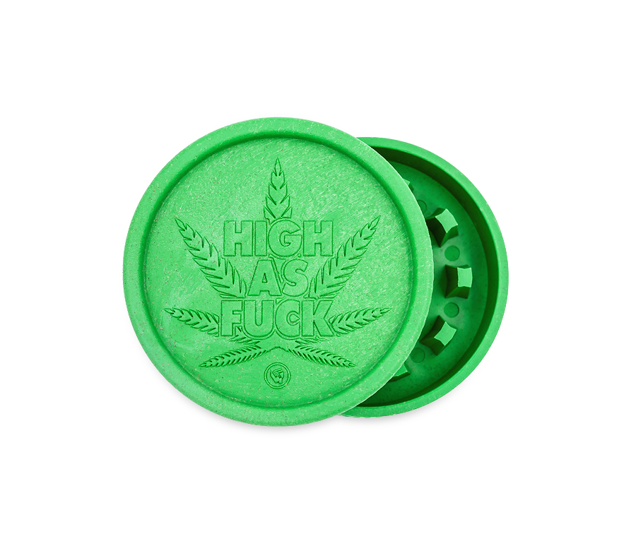 B8 FIRE-FLOW™ Hemp Grinder High as Fuck (⌀55 mm / 2-parts)