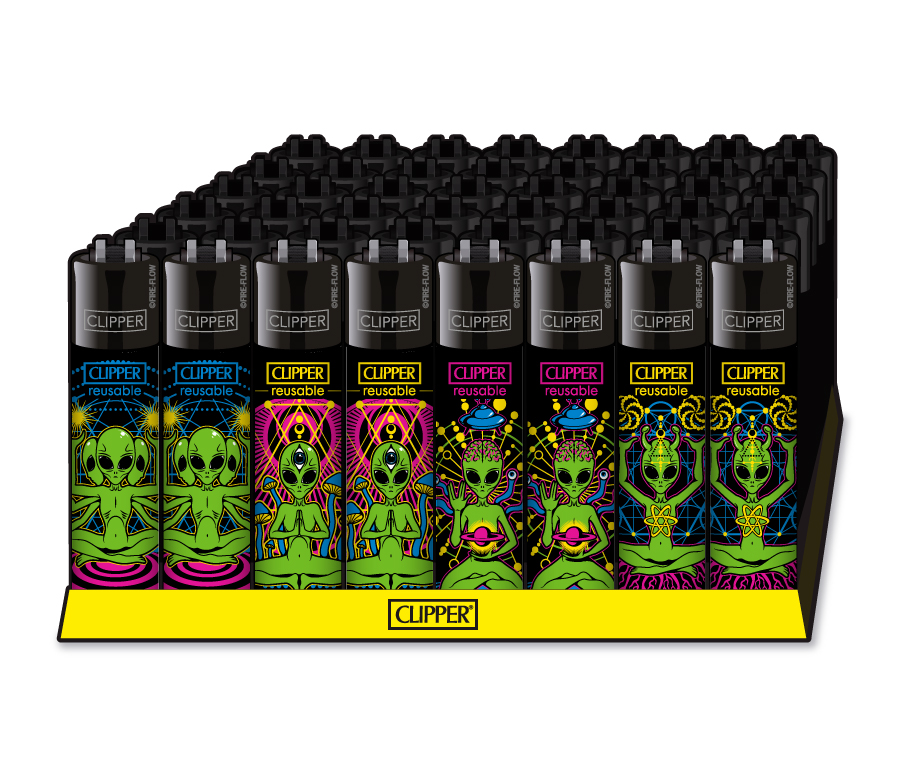 B48 CLIPPER CLASSIC Large Trippy Alien
