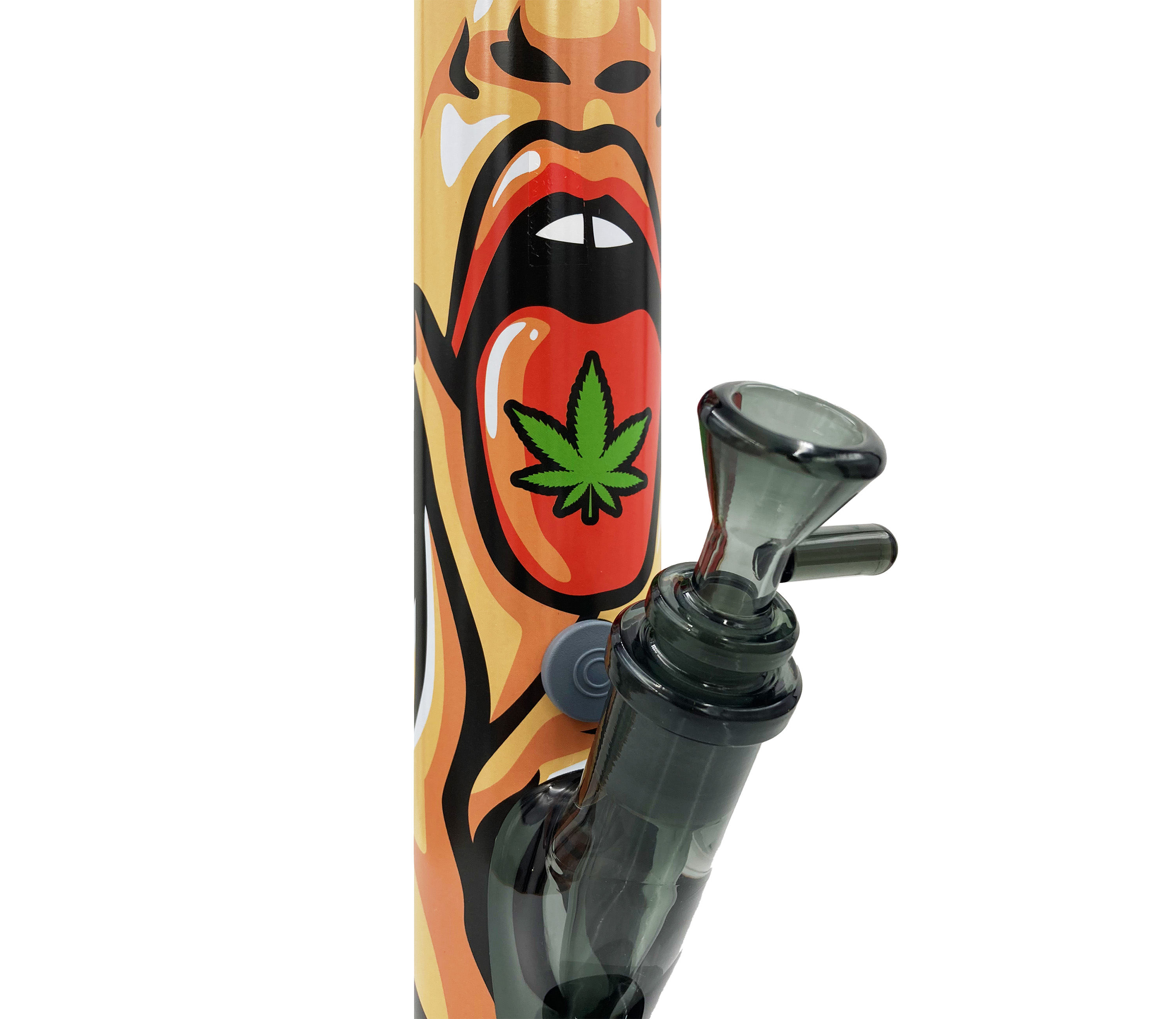 B1 FIRE-FLOW™ x BLACK LEAF® Cylinder Bong 420 GIRL (300 mm x 50 mm)