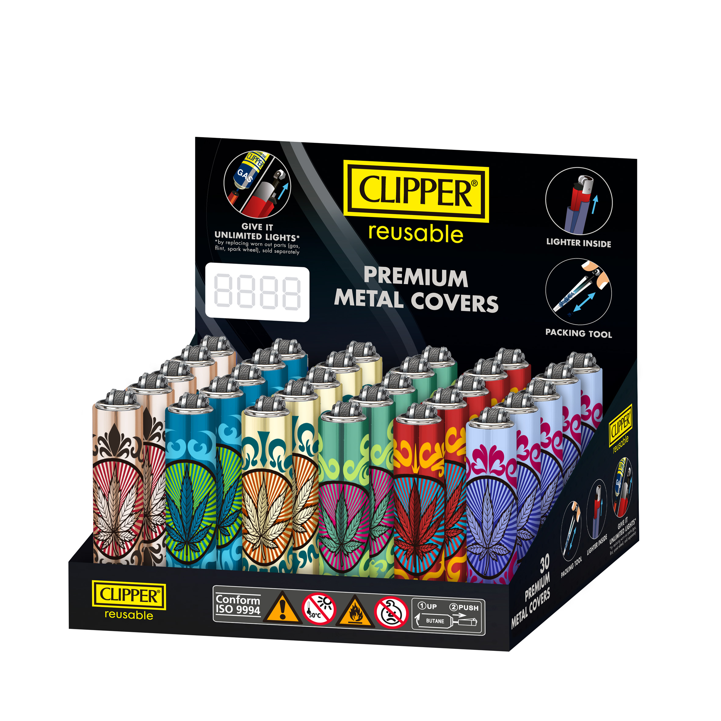 B30 CLIPPER COVERS Metal Micro Weed Seal