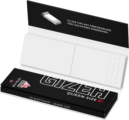 B26 GIZEH BLACK Queen Size Papers + Tips