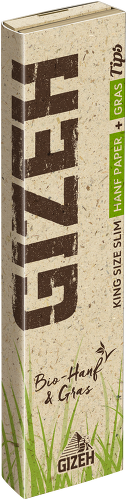 B24 GIZEH Hanf + Gras King Size Slim + Tips