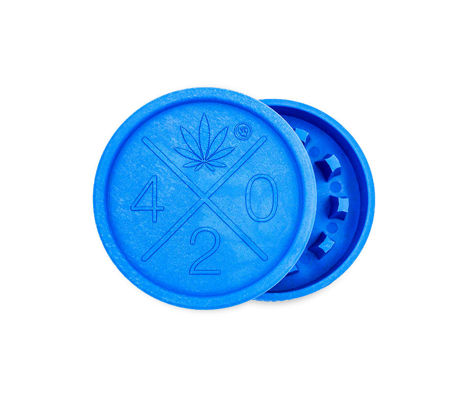 B8 FIRE-FLOW™ Hemp Grinder 420 Logo (⌀55 mm / 2-parts)