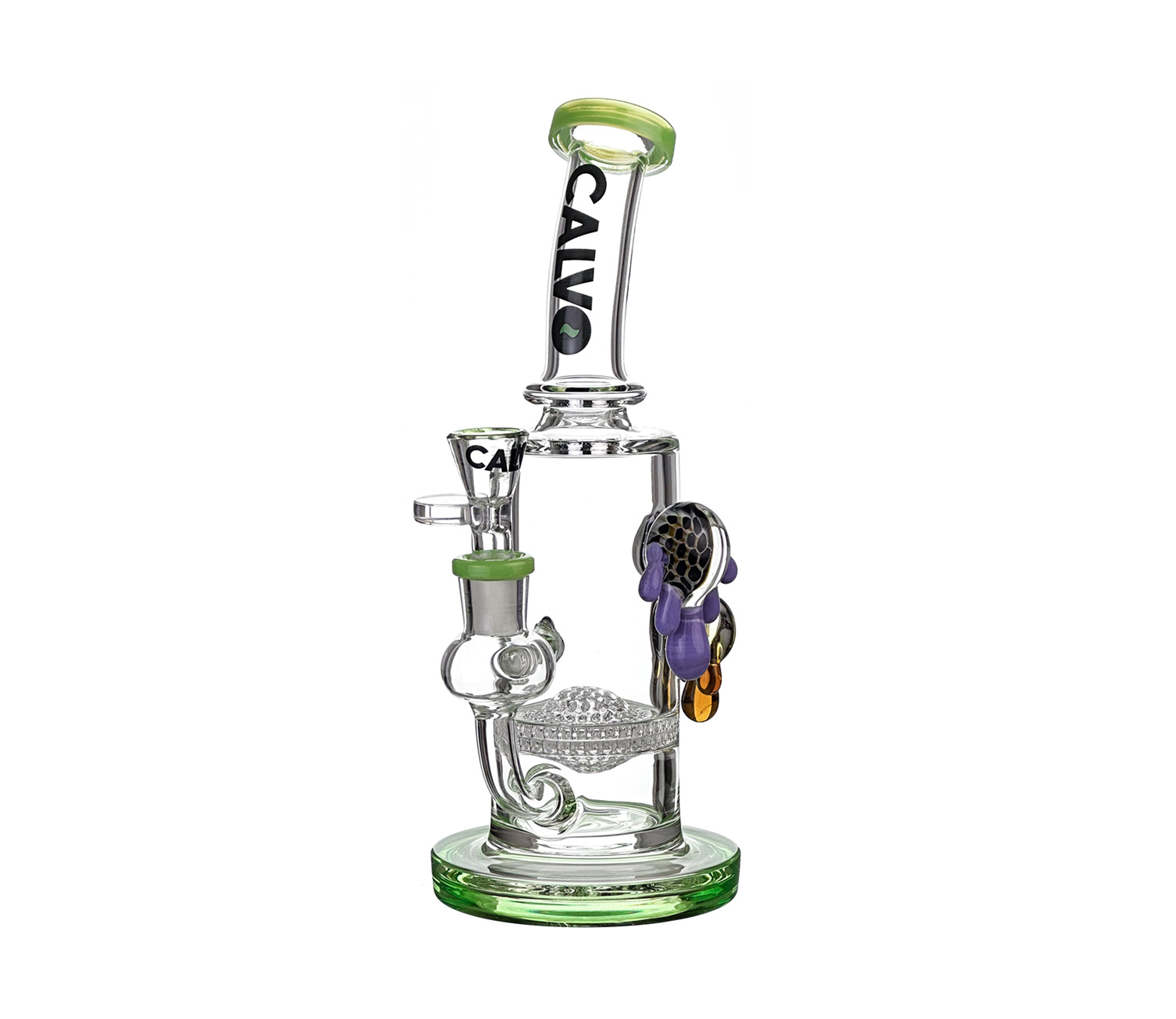 B1 CALVO® Double Implossion Rig + Perc Ball (H 26 cm / Ø x 14 mm)